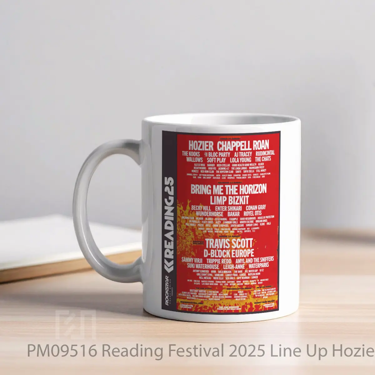 Mug Reading Festival 2025 Line Up Hozier Bring Me The Horizon MPM09516 - All-side / Desain