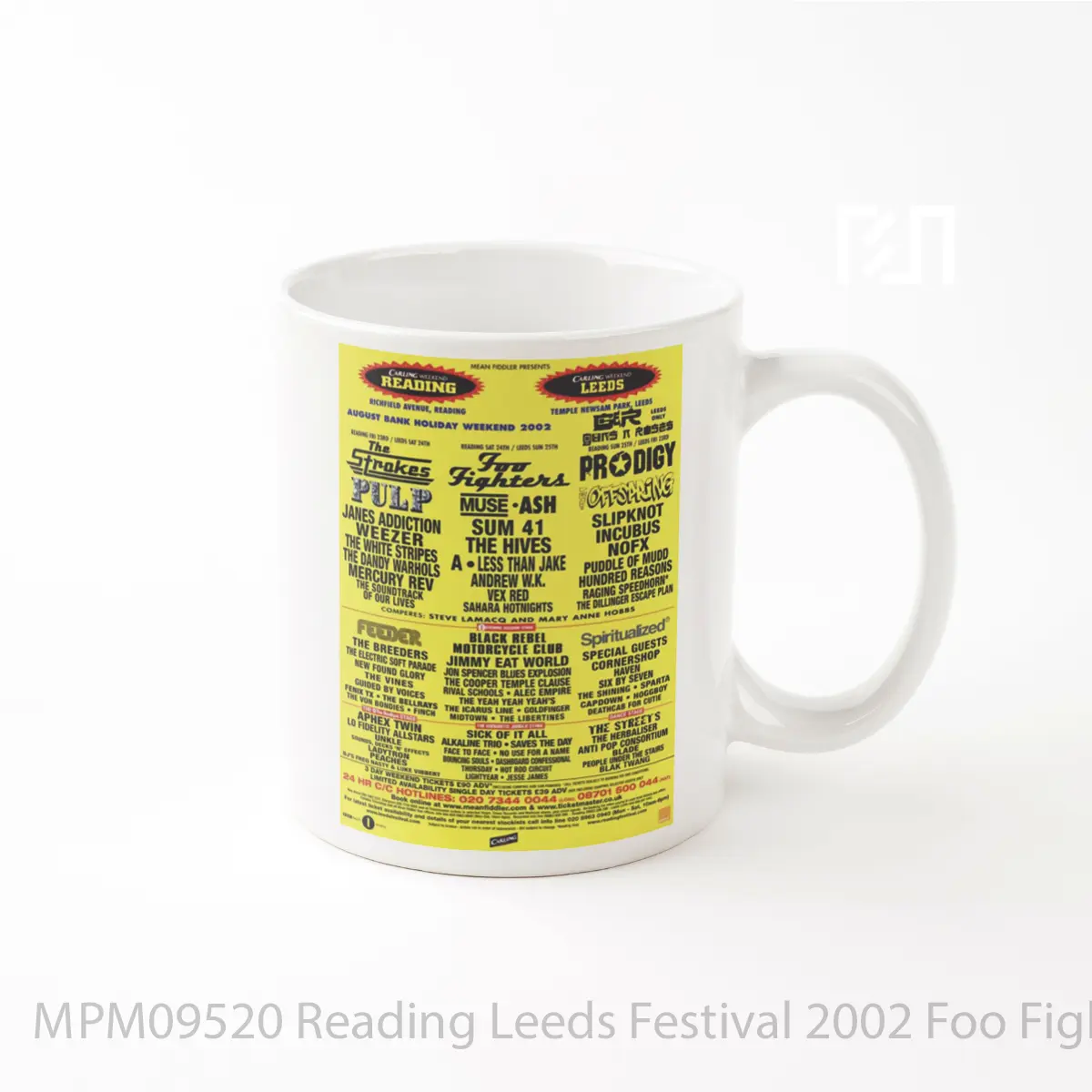 Mug Reading Leeds Festival 2002 Foo Fighters MPM09520