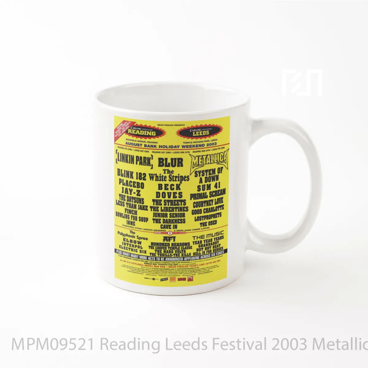 Mug Reading Leeds Festival 2003 Metallica MPM09521