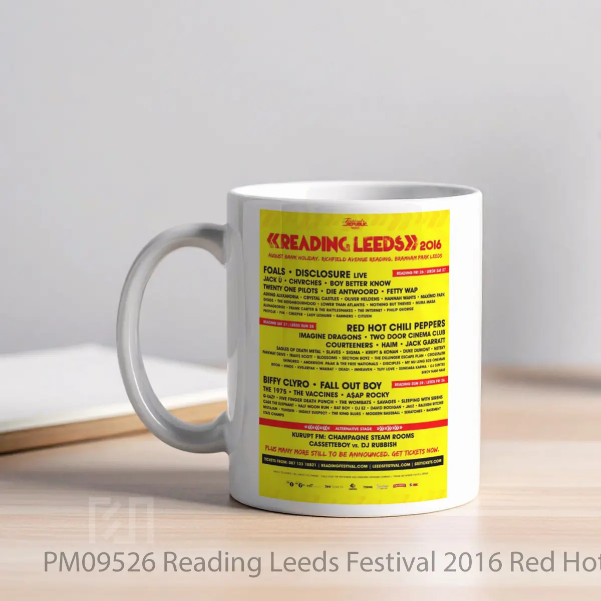 Mug Reading Leeds Festival 2016 Red Hot Chili Peppers MPM09526 - All-side / Desain