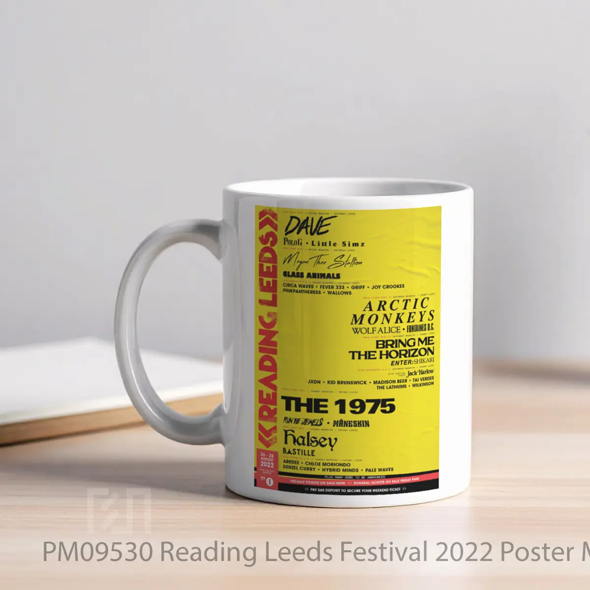 Mug Reading Leeds Festival 2022 MPM09530 - All-side / Desain