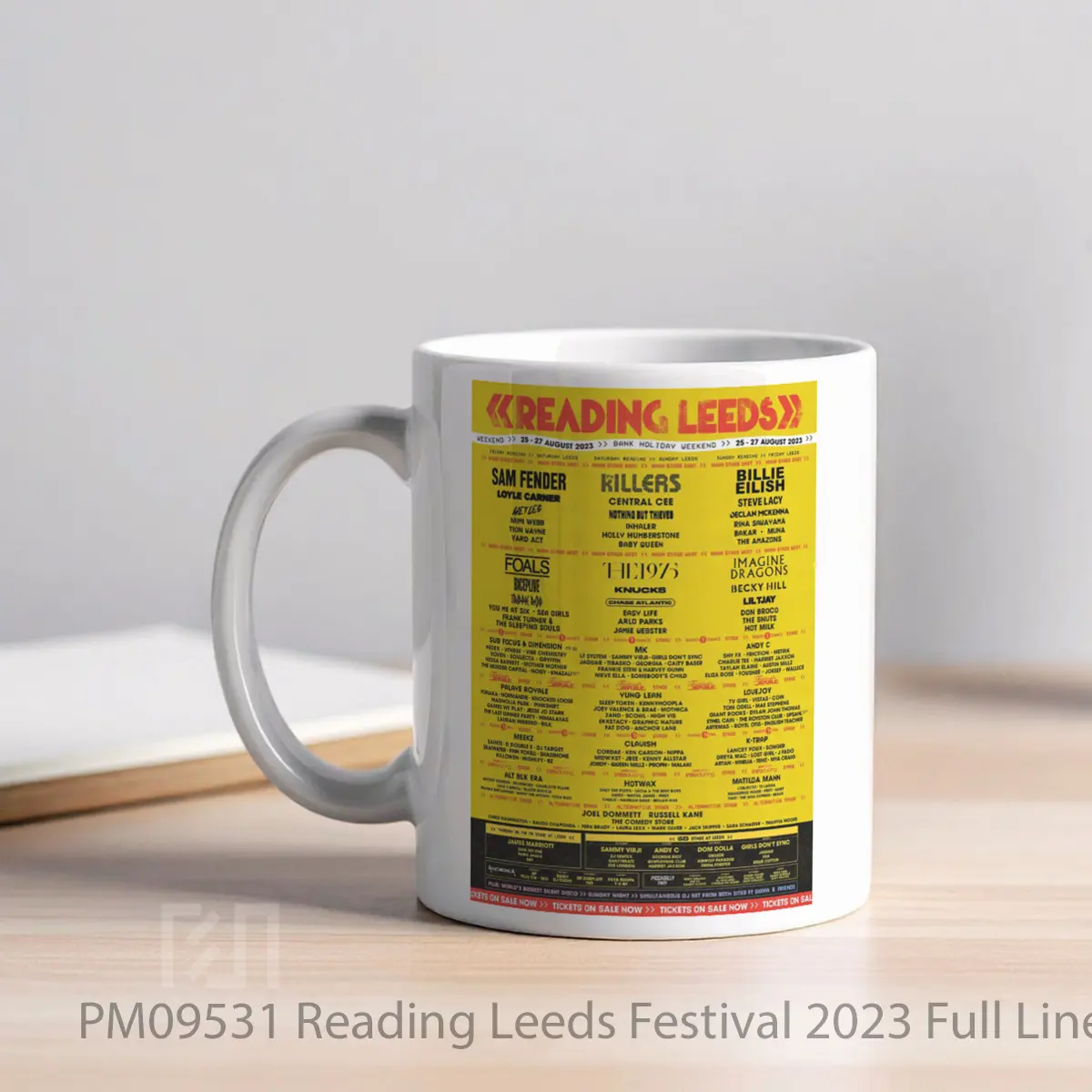 Mug Reading Leeds Festival 2023 Full Line Up MPM09531 - All-side / Desain