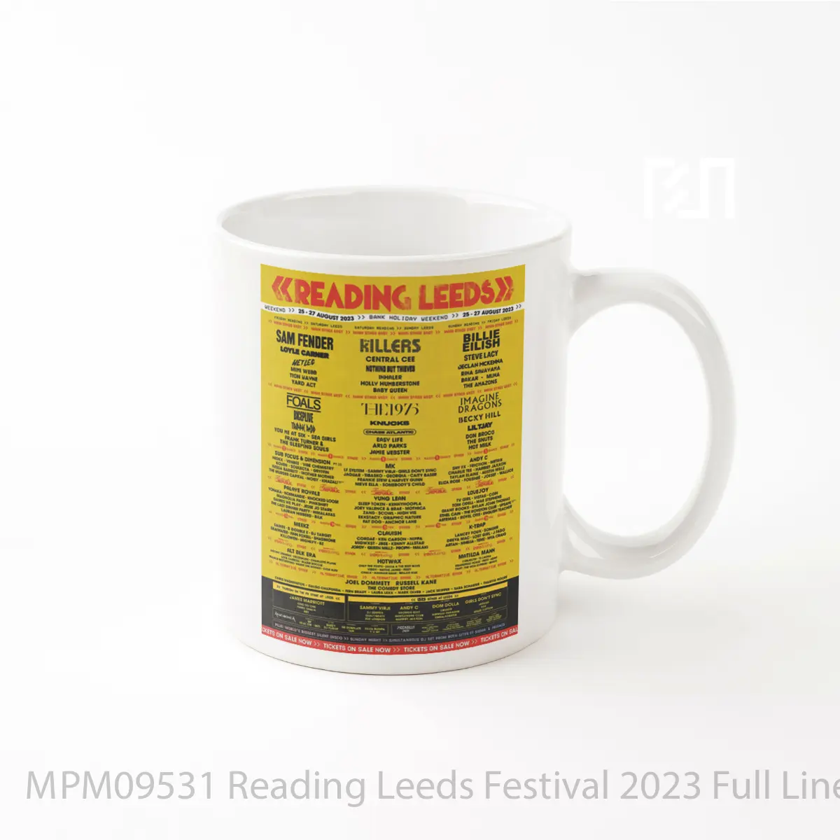 Mug Reading Leeds Festival 2023 Full Line Up MPM09531