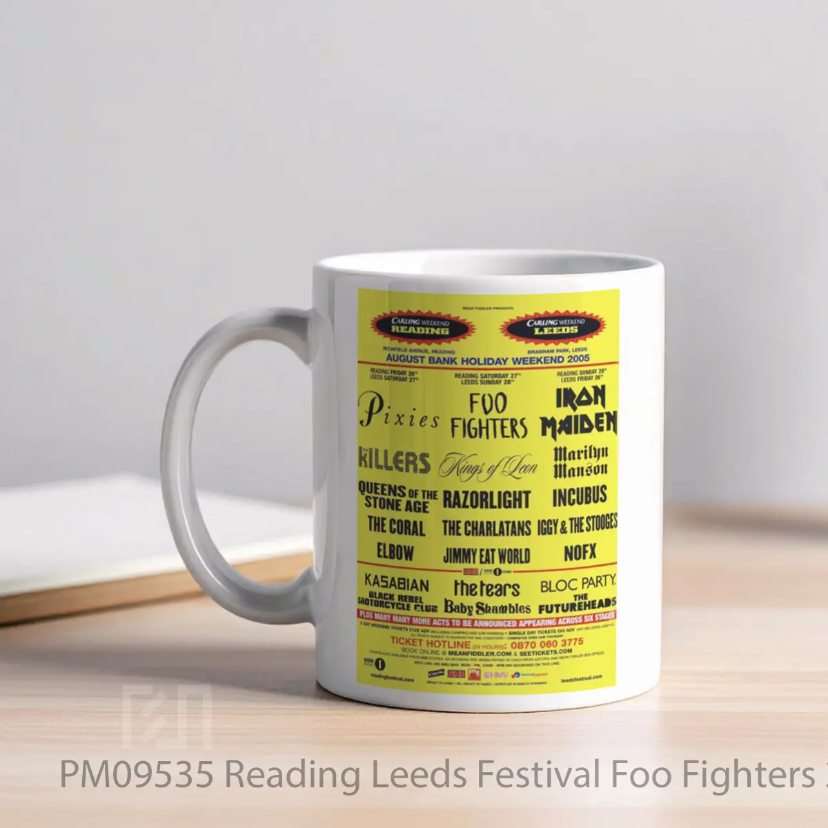 Mug Reading Leeds Festival Foo Fighters 2005 MPM09535 - All-side / Desain