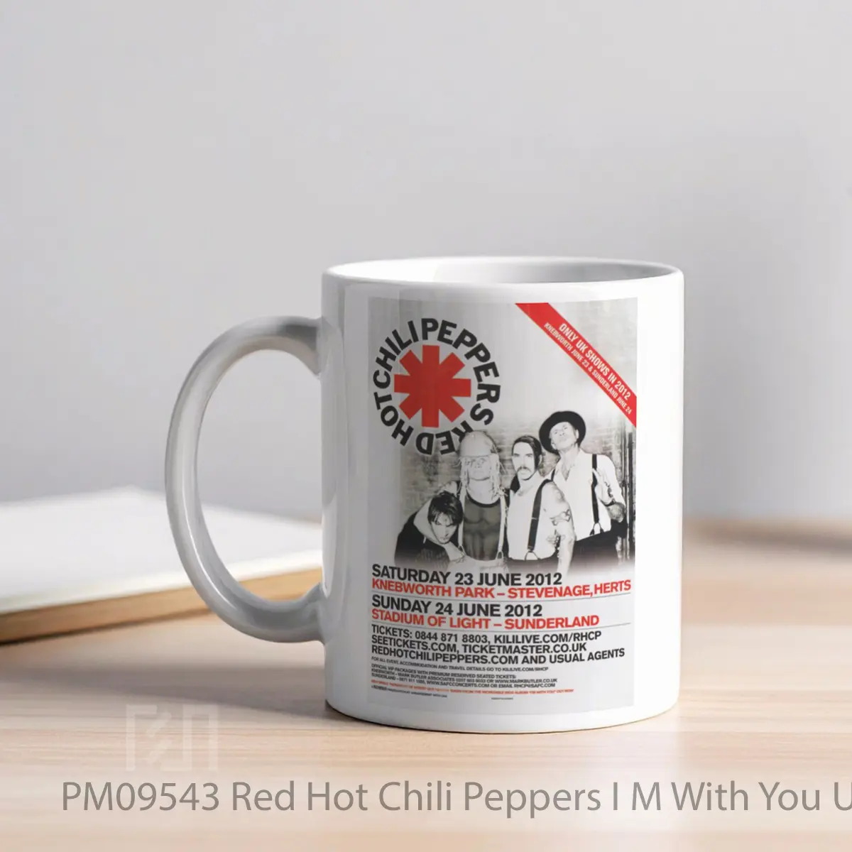 Mug Red Hot Chili Peppers I M With You Uk Tour 2012 MPM09543 - All-side / Desain