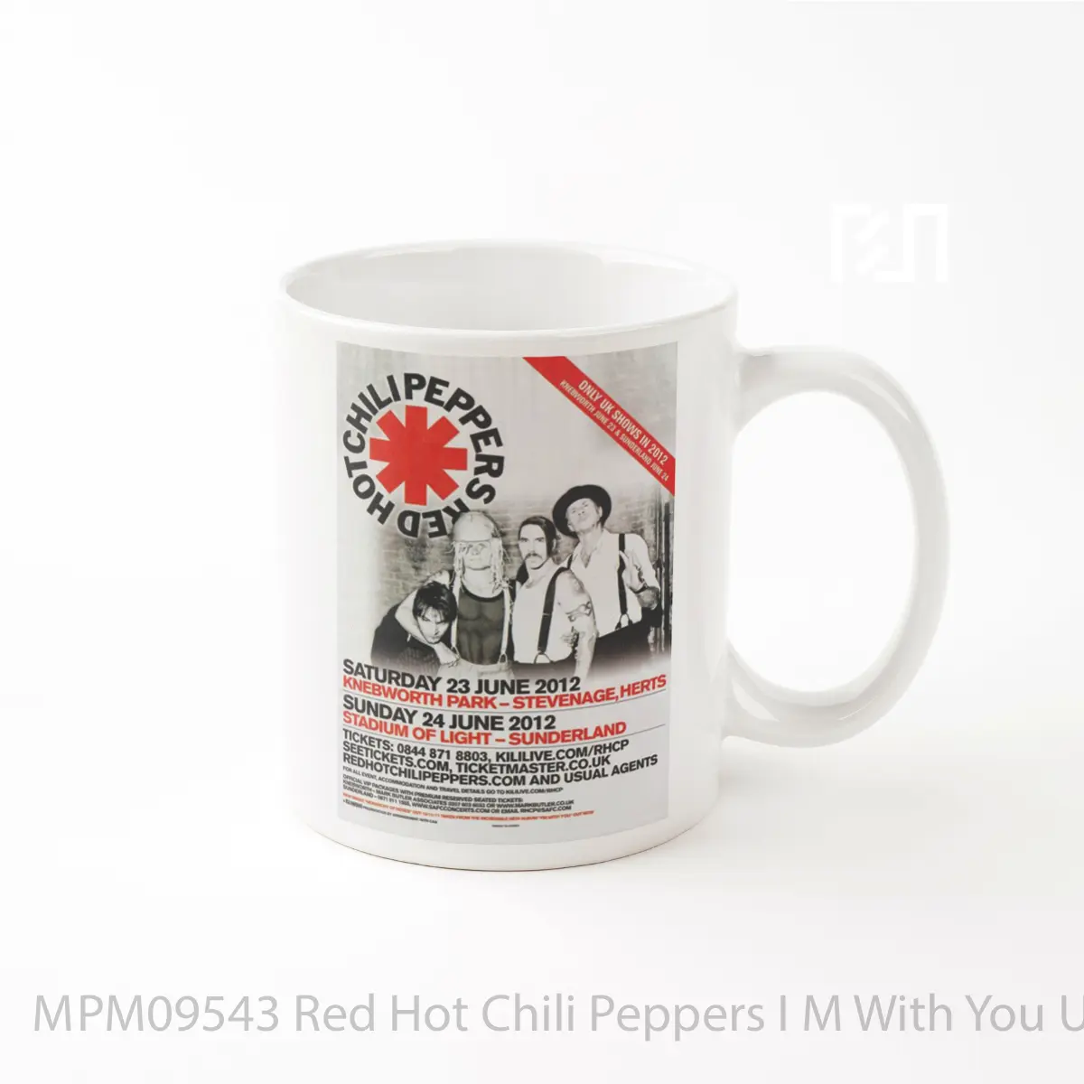 Mug Red Hot Chili Peppers I M With You Uk Tour 2012 MPM09543
