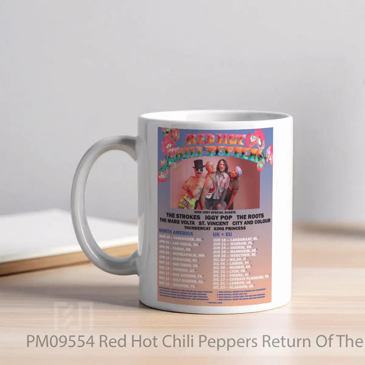 Mug Red Hot Chili Peppers Return Of The Dream Canteen World Tour 2023 MPM09554 - All-side / Desain
