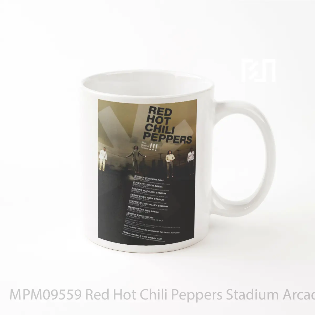 Mug Red Hot Chili Peppers Stadium Arcadium Uk Tour 2006 MPM09559