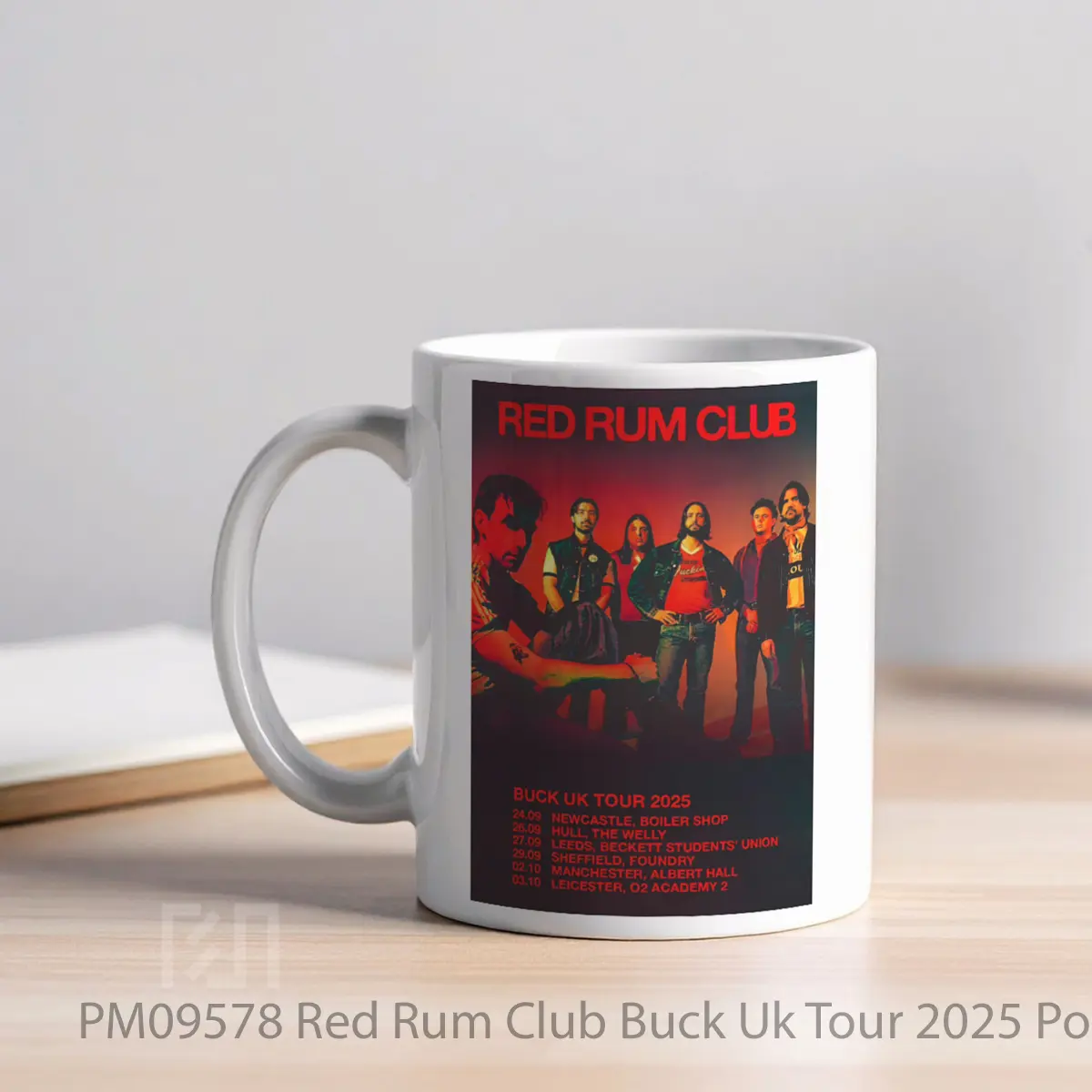 Mug Red Rum Club Buck Uk Tour 2025 MPM09578 - All-side / Desain