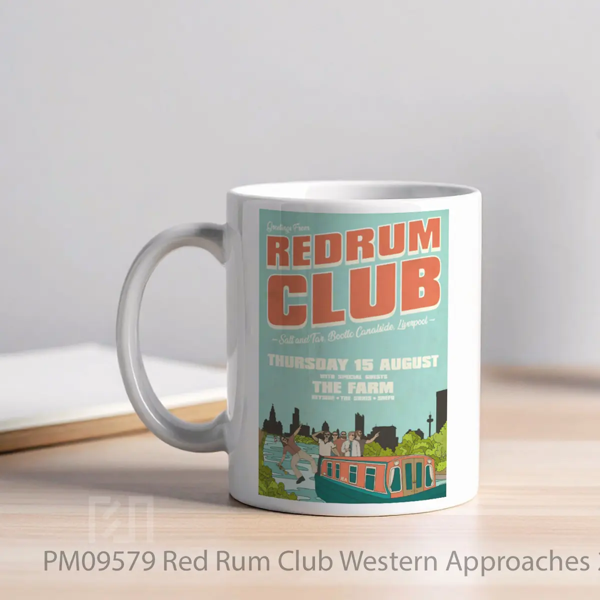 Mug Red Rum Club Western Approaches 2024 Tour Liverpool MPM09579 - All-side / Desain