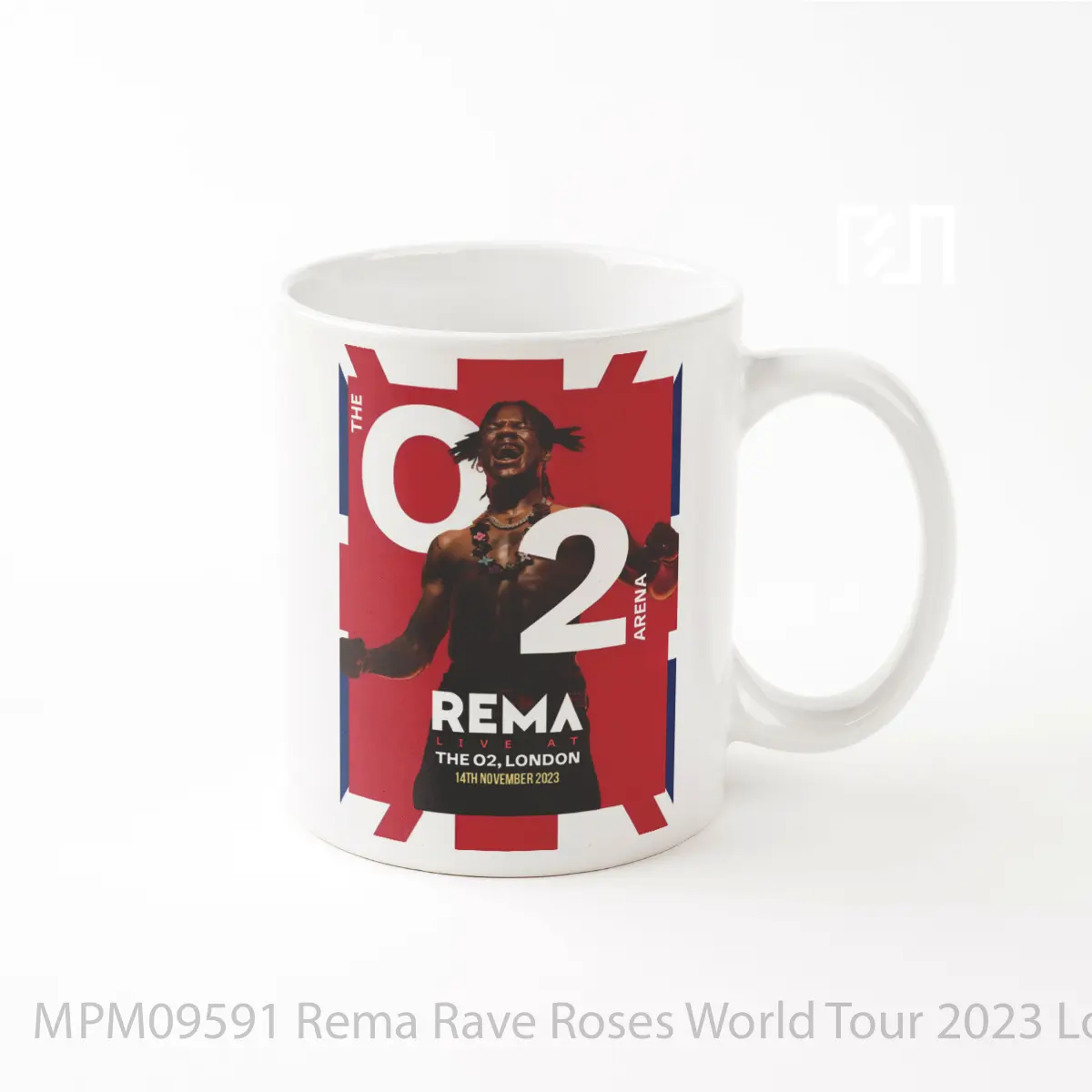 Mug Rema Rave Roses World Tour 2023 London The O2 Arena MPM09591