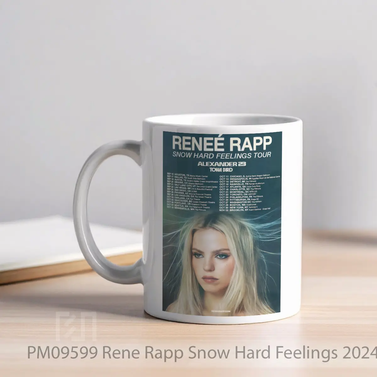 Mug Rene Rapp Snow Hard Feelings 2024 Uk Tour MPM09599 - All-side / Desain