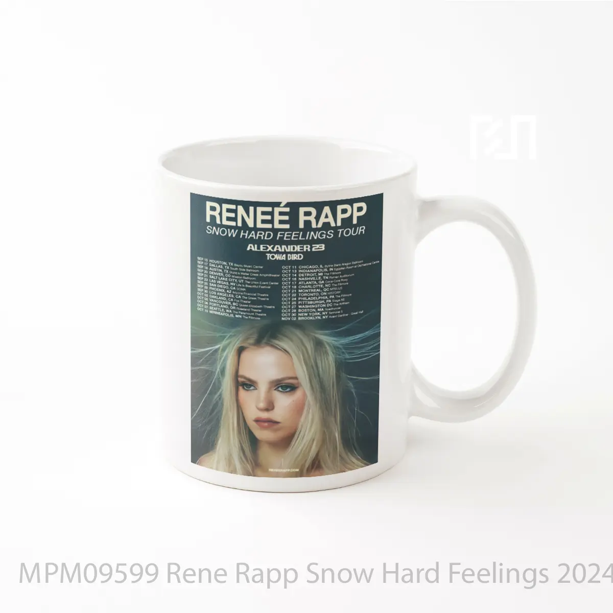 Mug Rene Rapp Snow Hard Feelings 2024 Uk Tour MPM09599