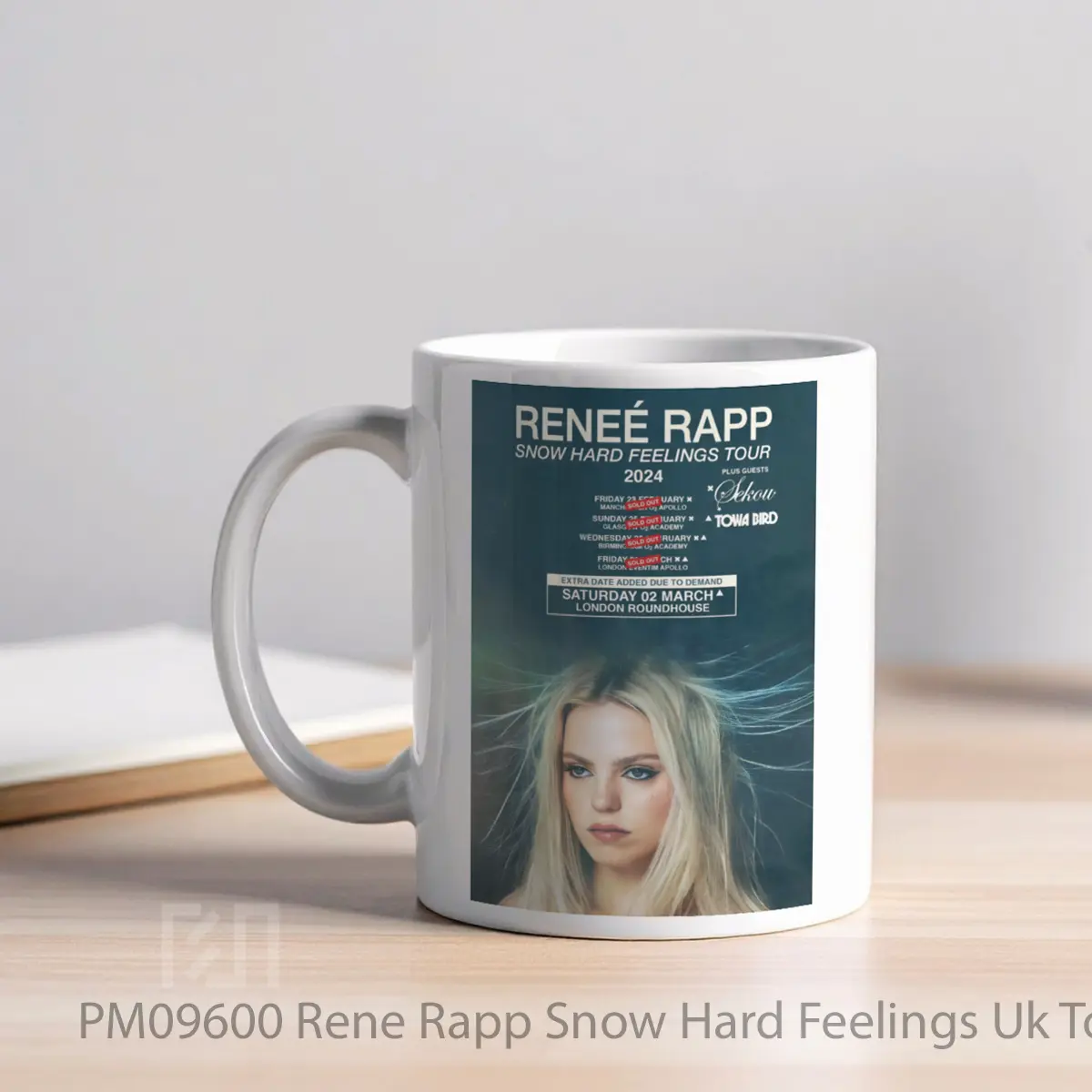 Mug Rene Rapp Snow Hard Feelings Uk Tour 2024 MPM09600 - All-side / Desain