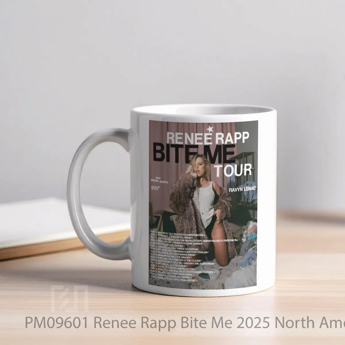 Mug Renee Rapp Bite Me 2025 North America Tour MPM09601 - All-side / Desain