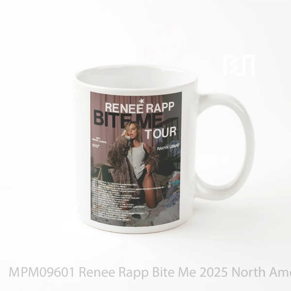 Mug Renee Rapp Bite Me 2025 North America Tour MPM09601