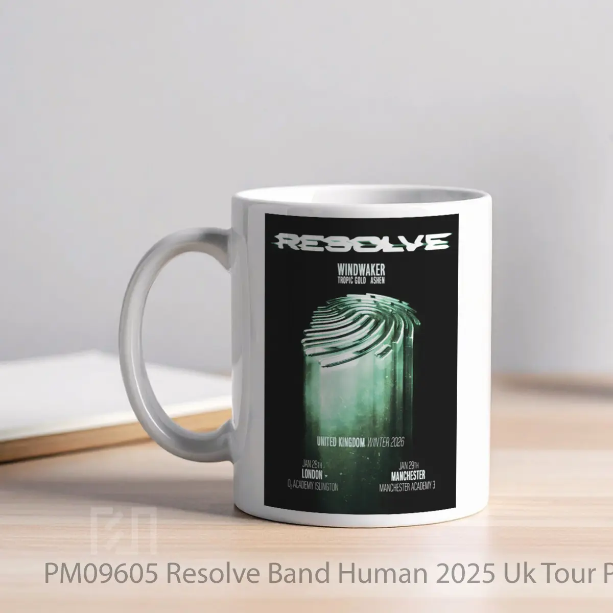 Mug Resolve Band Human 2025 Uk Tour MPM09605 - All-side / Desain