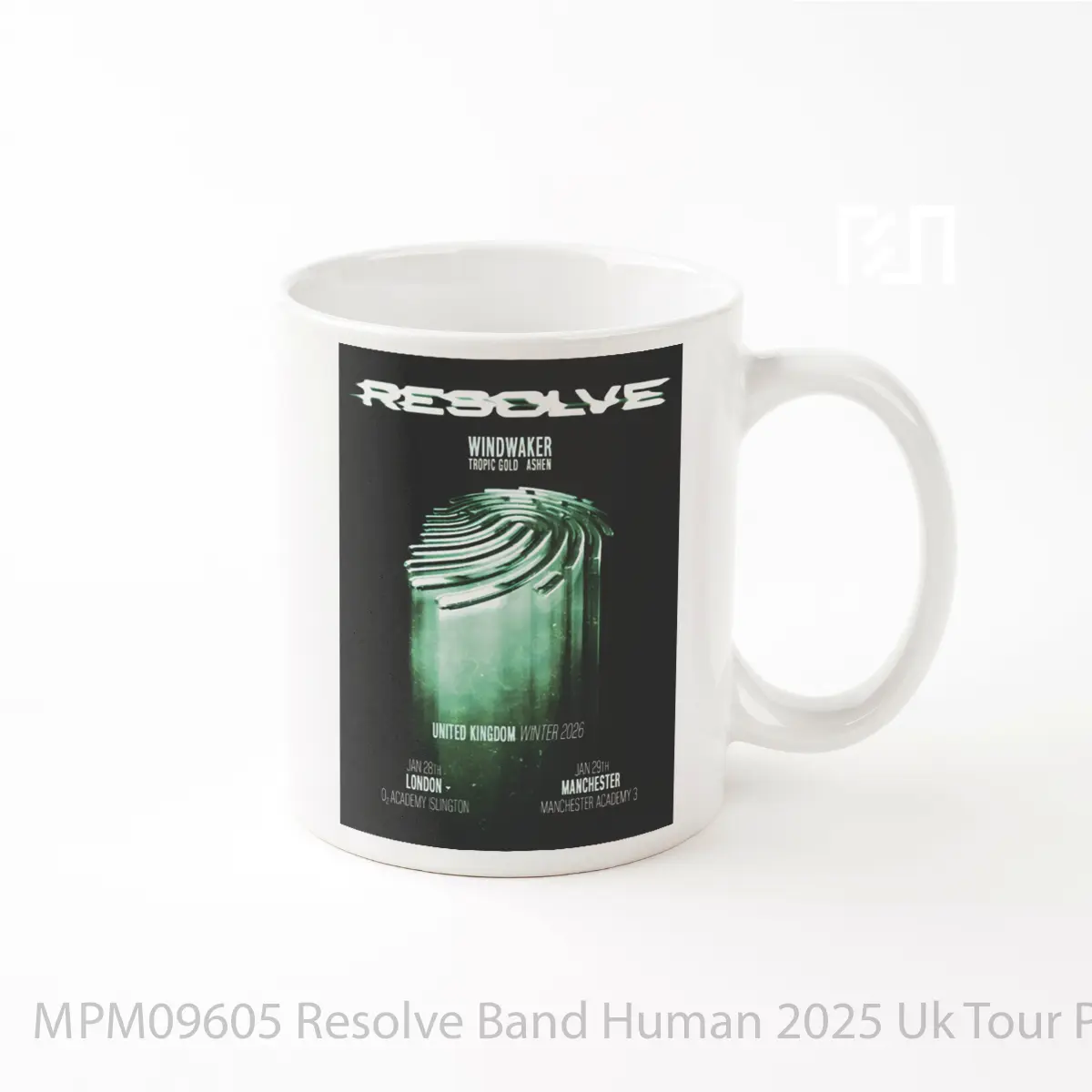 Mug Resolve Band Human 2025 Uk Tour MPM09605
