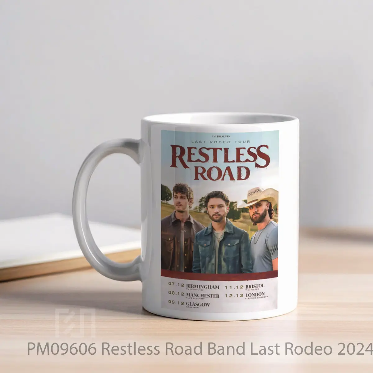 Mug Restless Road Band Last Rodeo 2024 Uk Tour Poste MPM09606 - All-side / Desain