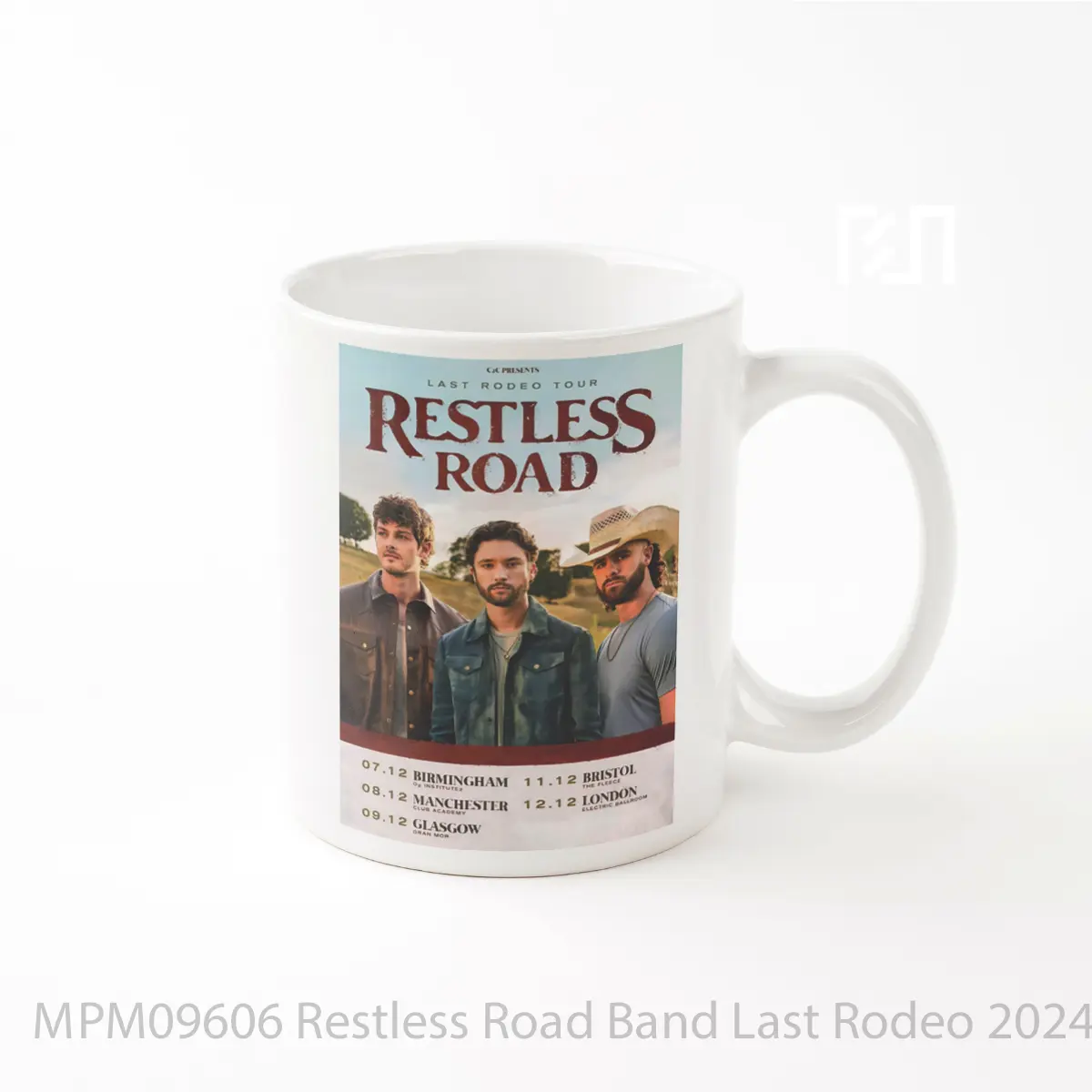 Mug Restless Road Band Last Rodeo 2024 Uk Tour Poste MPM09606