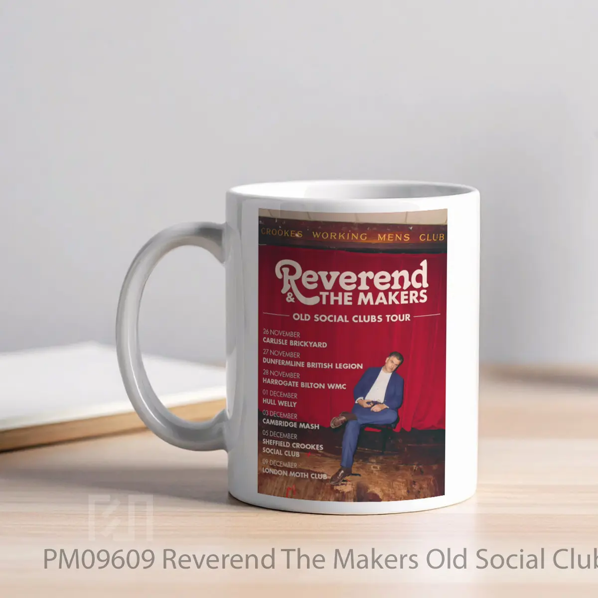Mug Reverend The Makers Old Social Clubs 2025 Uk Tour MPM09609 - All-side / Desain