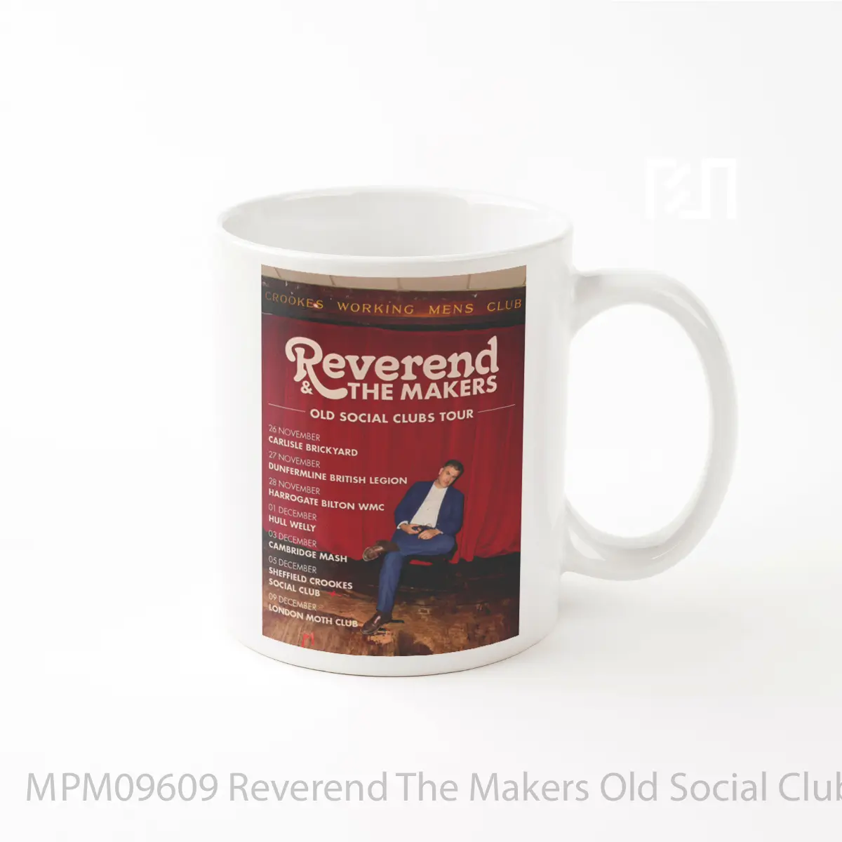 Mug Reverend The Makers Old Social Clubs 2025 Uk Tour MPM09609