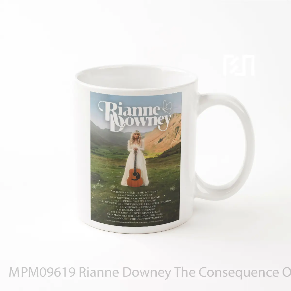 Mug Rianne Downey The Consequence Of Love 2025 Uk Tour MPM09619