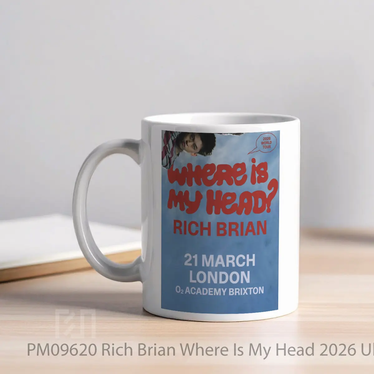 Mug Rich Brian Where Is My Head 2026 Uk Tour London O2 MPM09620 - All-side / Desain