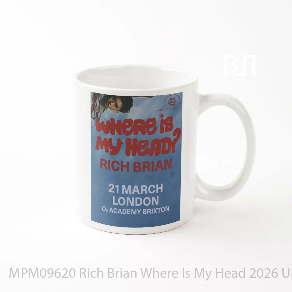 Mug Rich Brian Where Is My Head 2026 Uk Tour London O2 MPM09620