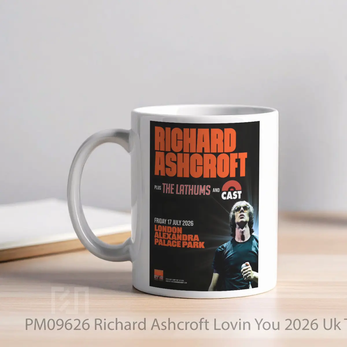 Mug Richard Ashcroft Lovin You 2026 Uk Tour London MPM09626 - All-side / Desain