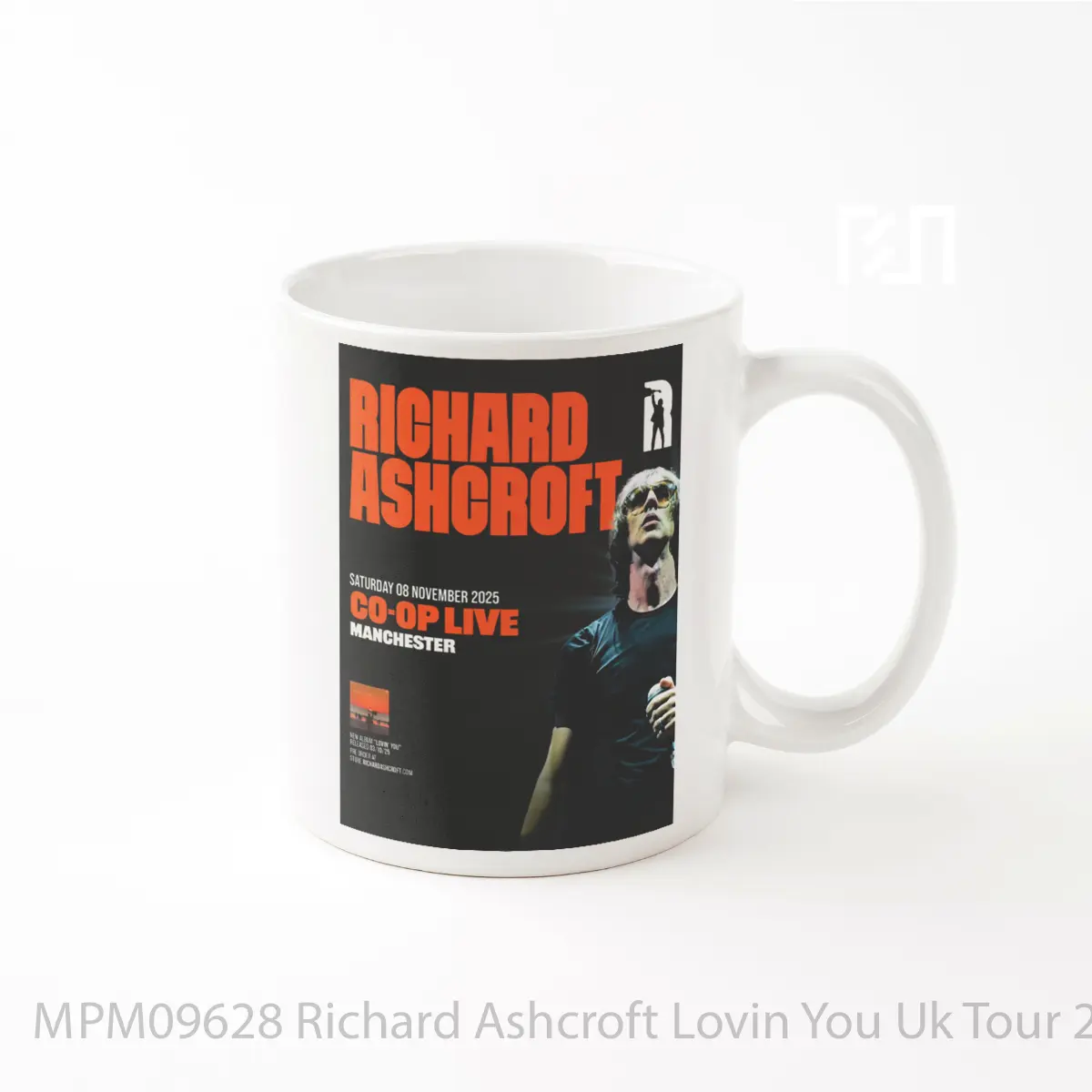 Mug Richard Ashcroft Lovin You Uk Tour 2025 Manchester MPM09628