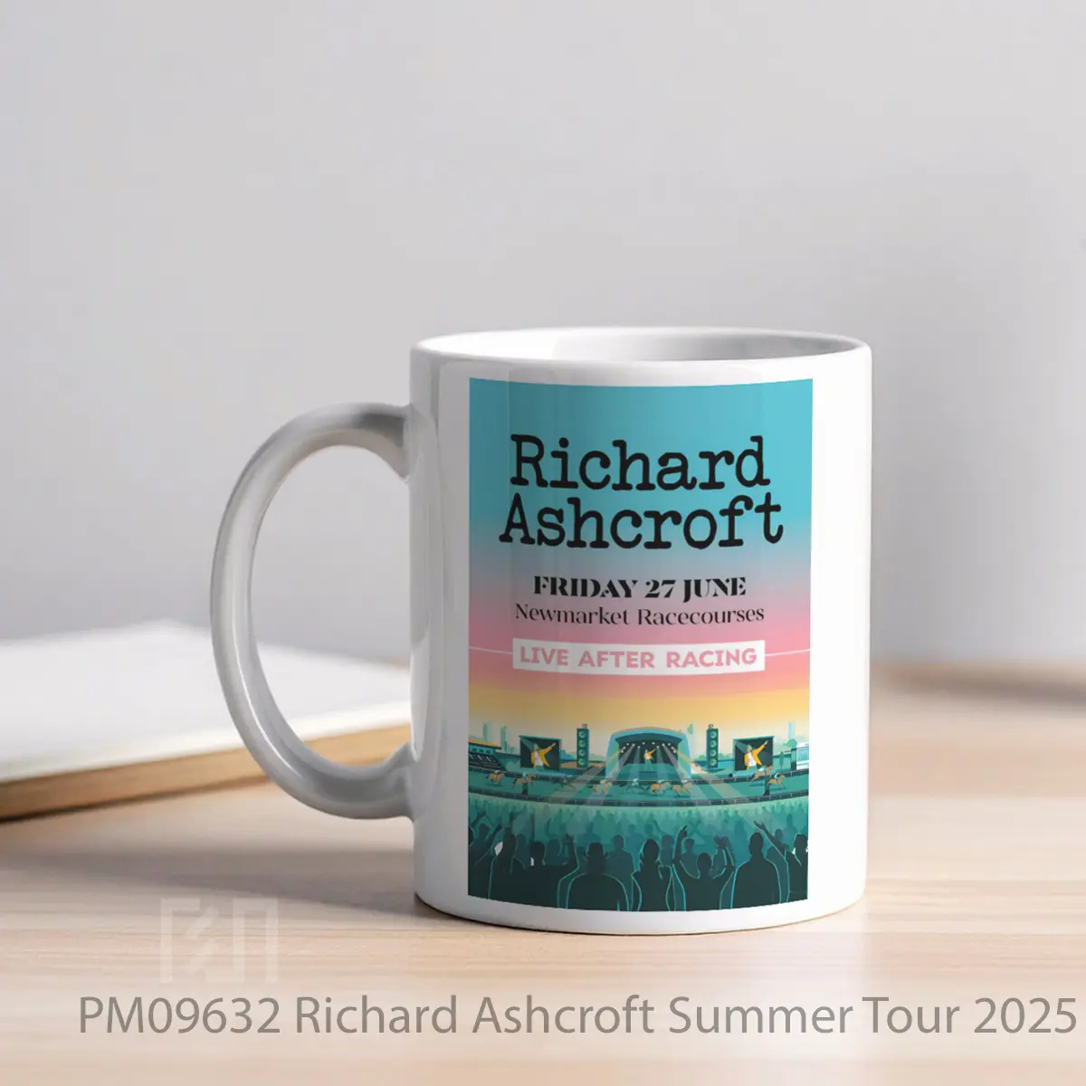 Mug Richard Ashcroft Summer Tour 2025 Newmarket Racecourses MPM09632 - All-side / Desain
