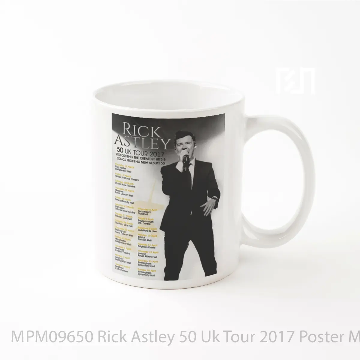 Mug Rick Astley 50 Uk Tour 2017 MPM09650