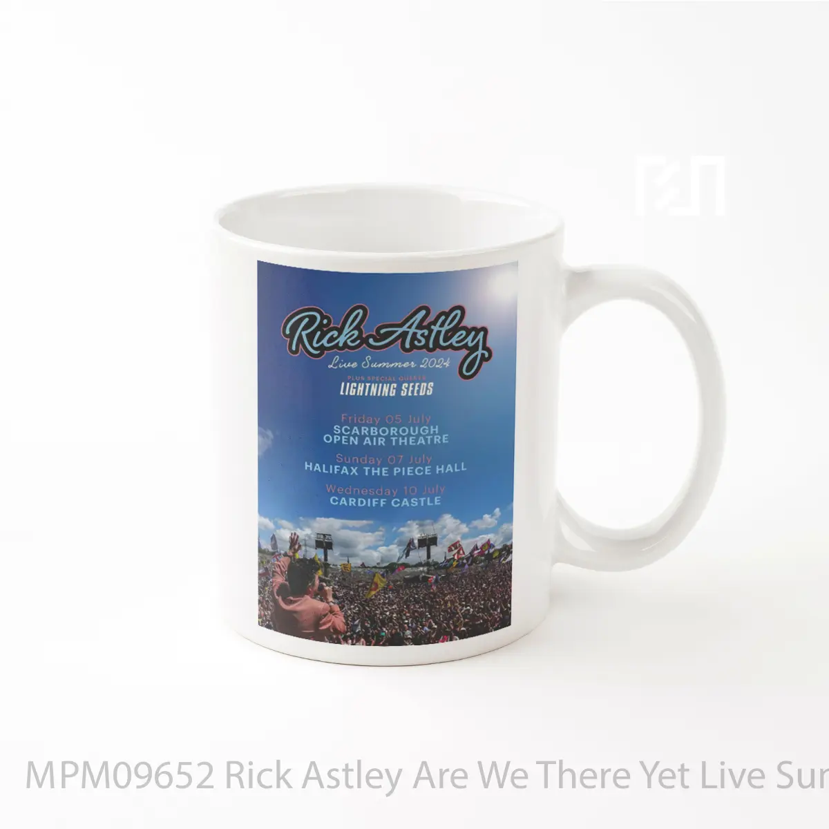 Mug Rick Astley Are We There Yet Live Summer 2024 Uk MPM09652