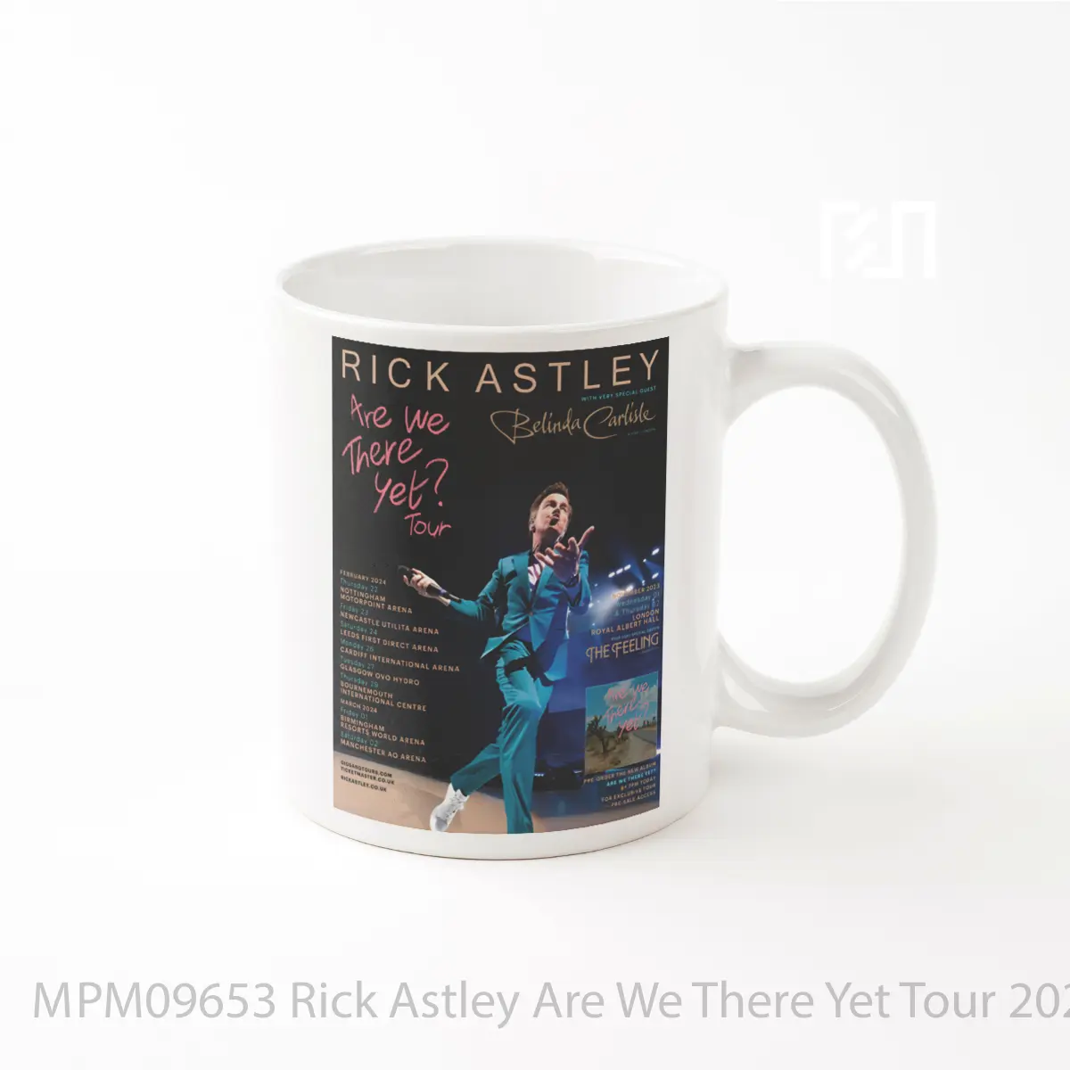 Mug Rick Astley Are We There Yet Tour 2023 2024 MPM09653