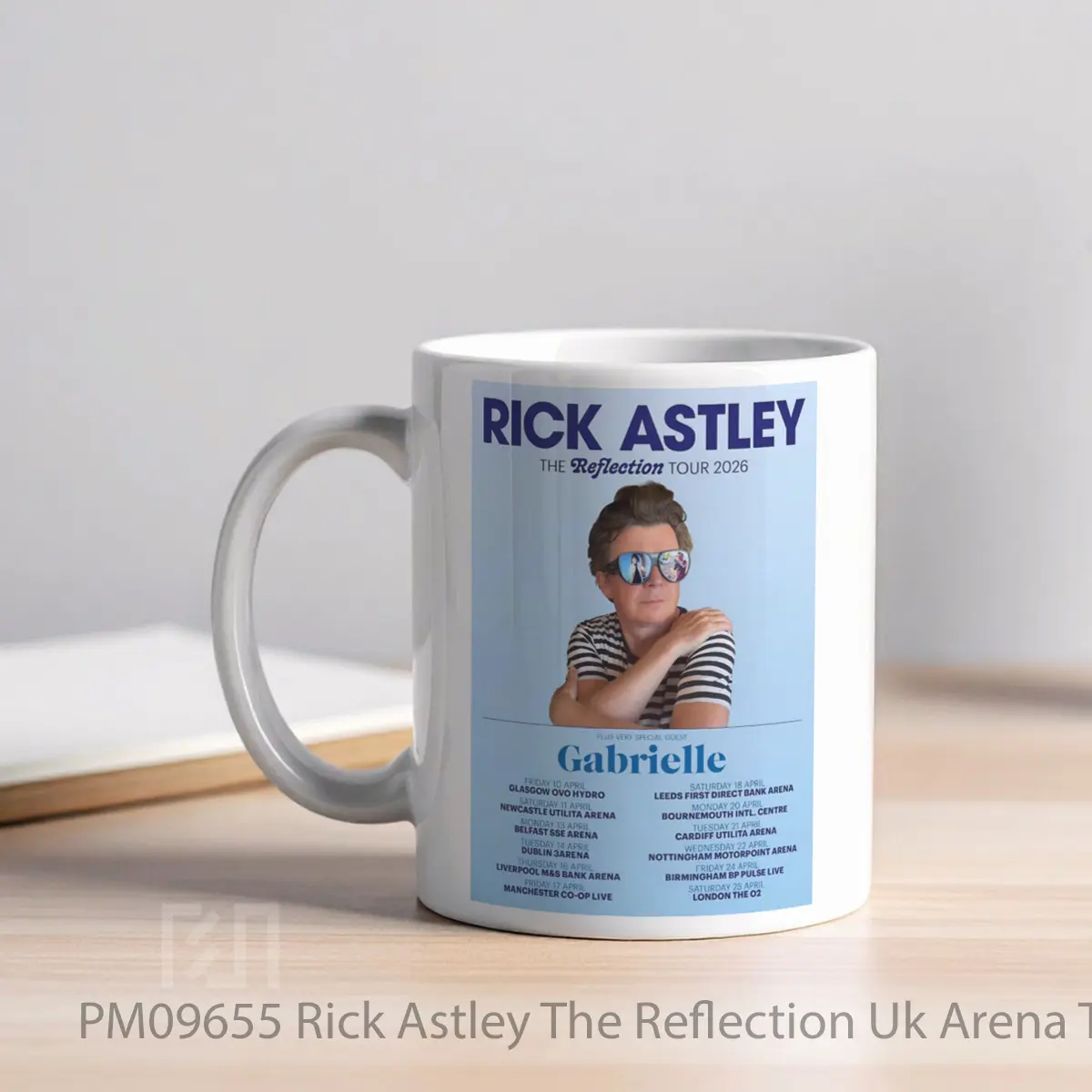 Mug Rick Astley The Reflection Uk Arena Tour 2026 MPM09655 - All-side / Desain
