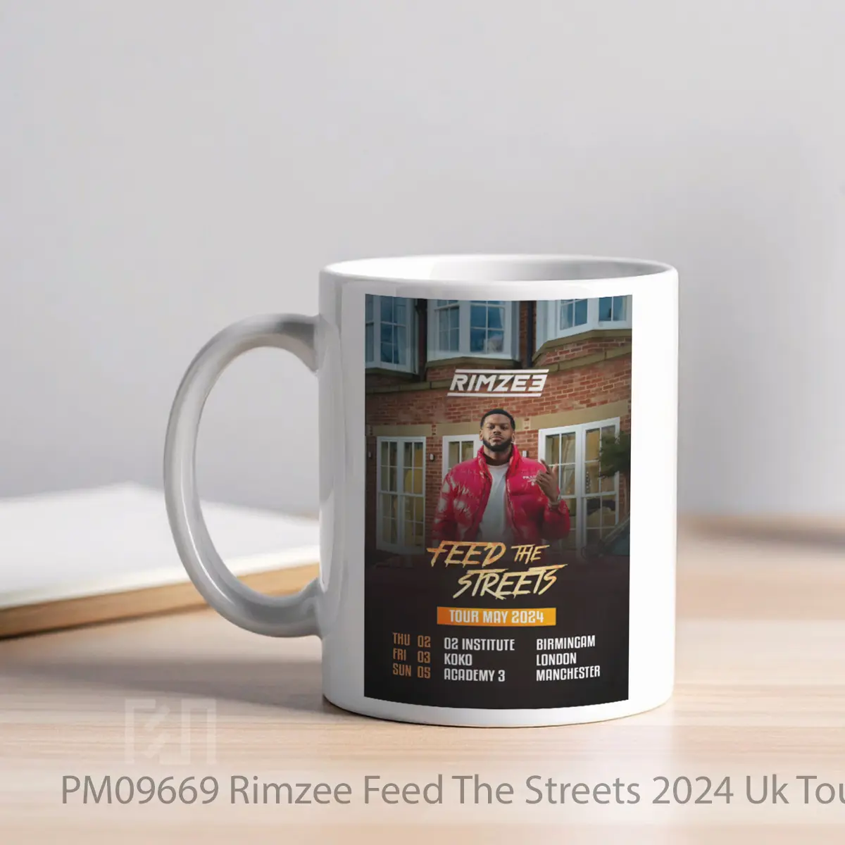 Mug Rimzee Feed The Streets 2024 Uk Tour MPM09669 - All-side / Desain