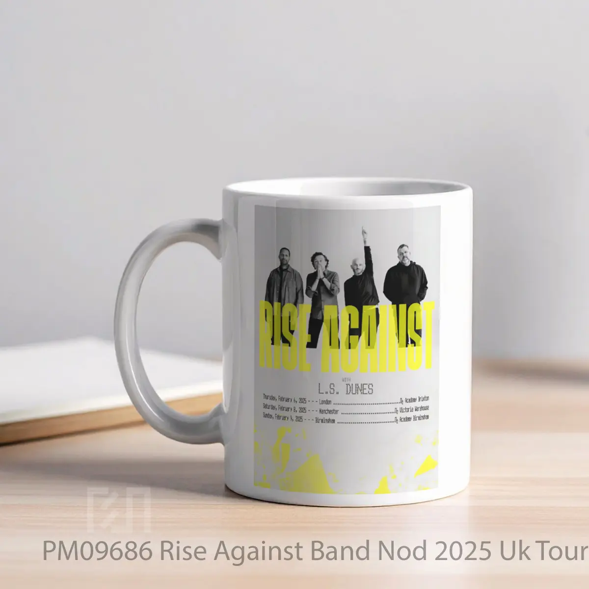 Mug Rise Against Band Nod 2025 Uk Tour MPM09686 - All-side / Desain