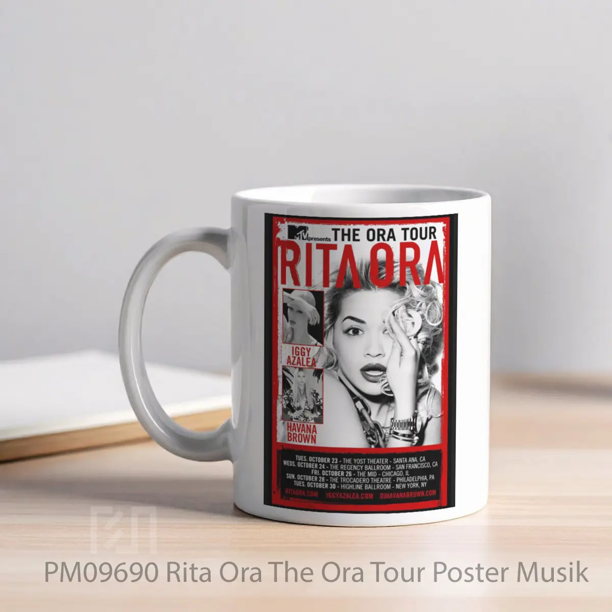 Mug Rita Ora The Ora Tour MPM09690 - All-side / Desain