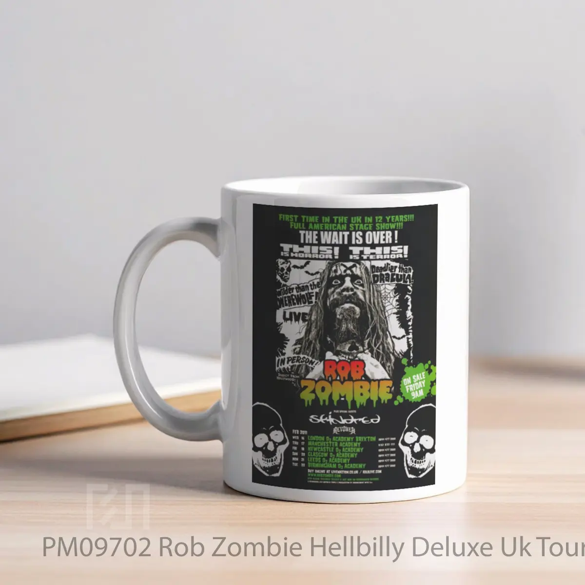 Mug Rob Zombie Hellbilly Deluxe Uk Tour 2011 MPM09702 - All-side / Desain