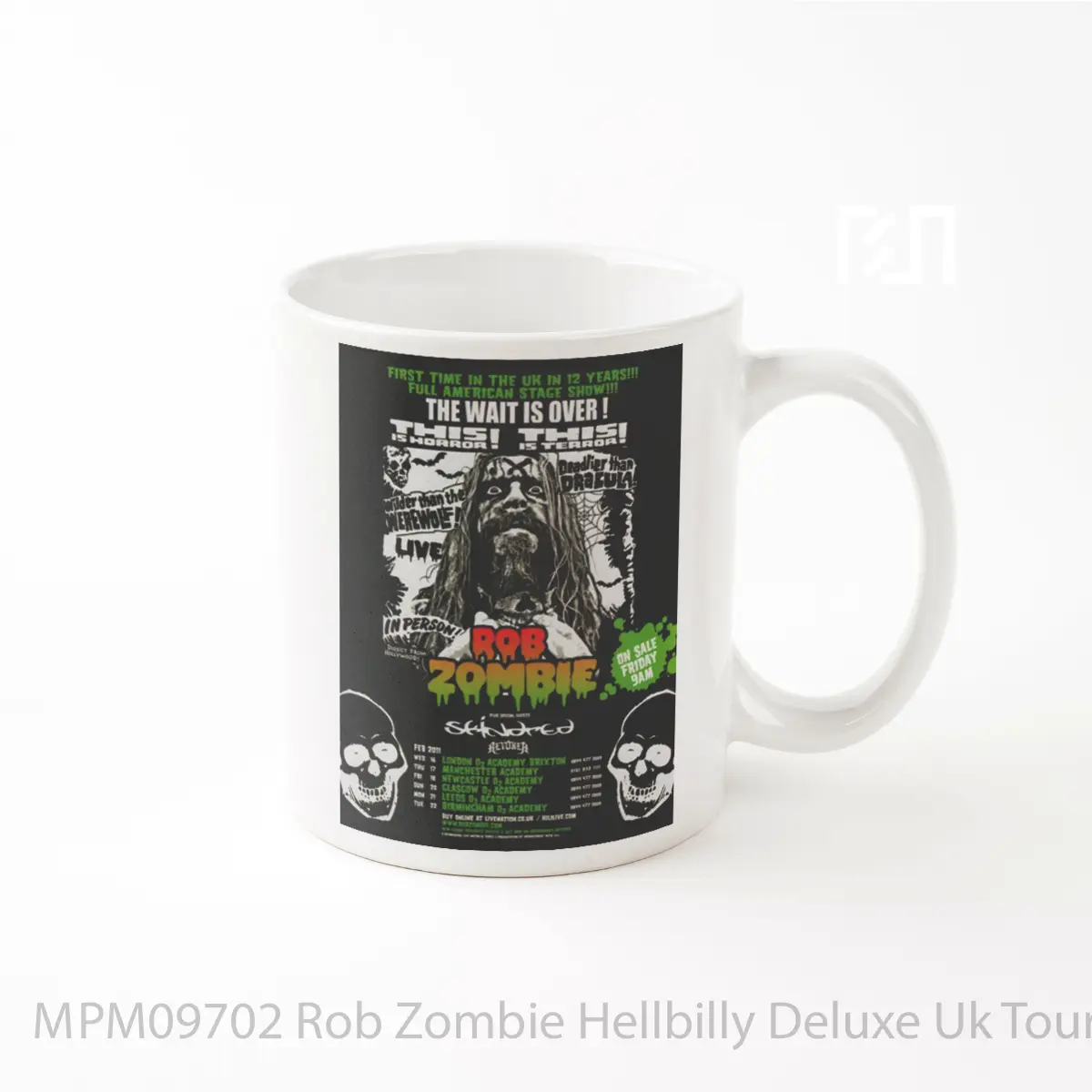 Mug Rob Zombie Hellbilly Deluxe Uk Tour 2011 MPM09702