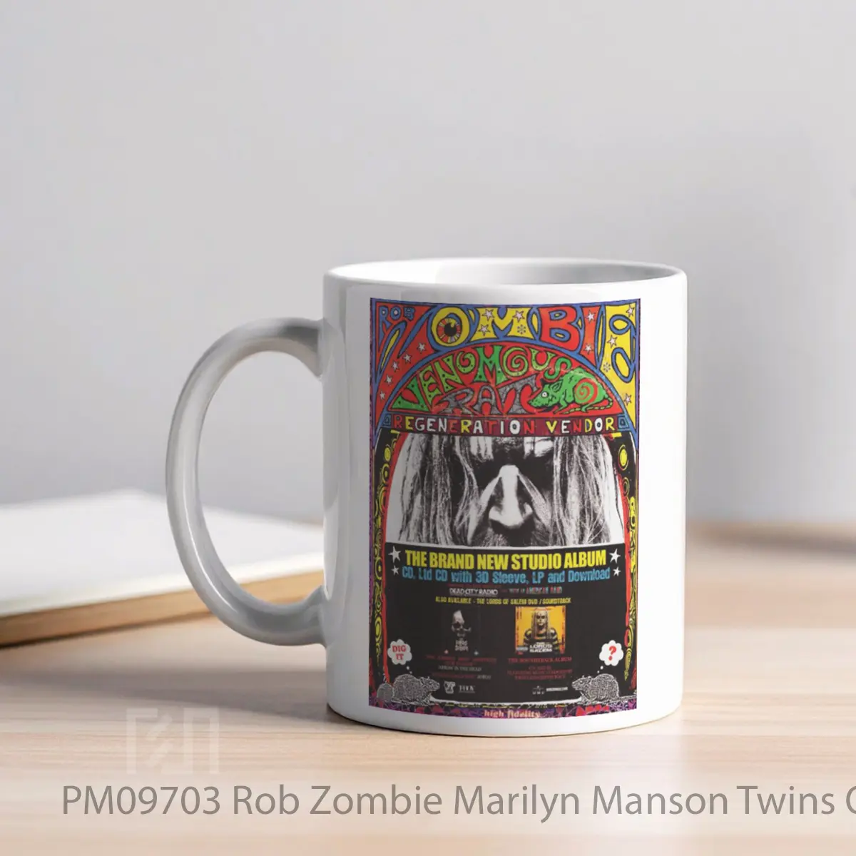 Mug Rob Zombie Marilyn Manson Twins Of Evil 2012 Uk MPM09703 - All-side / Desain