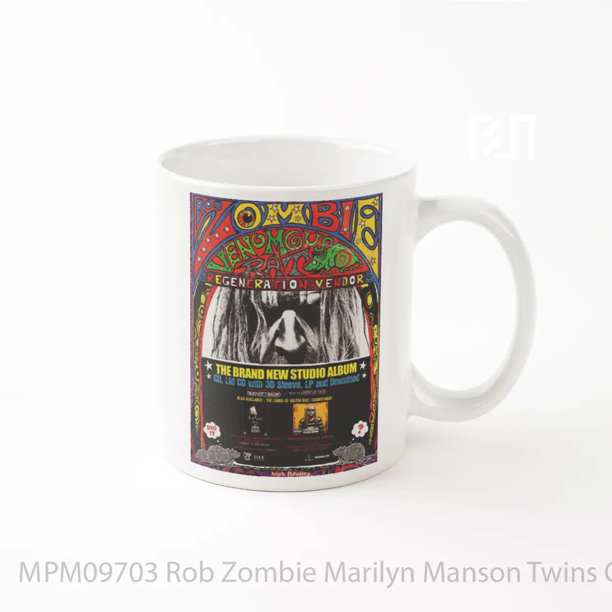 Mug Rob Zombie Marilyn Manson Twins Of Evil 2012 Uk MPM09703