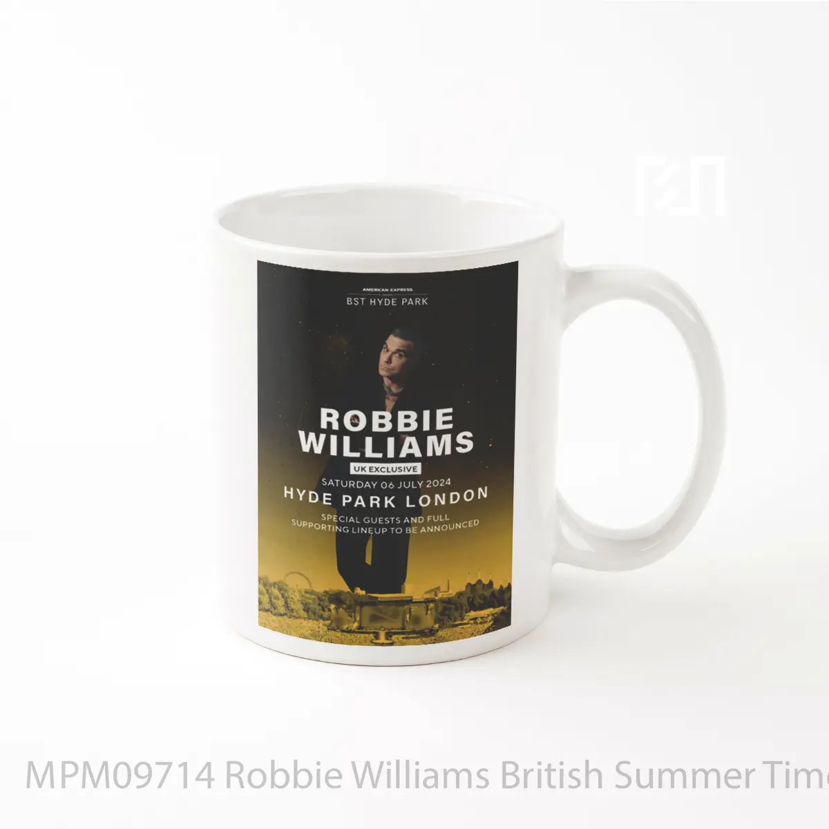 Mug Robbie Williams British Summer Time London Hyde Park MPM09714
