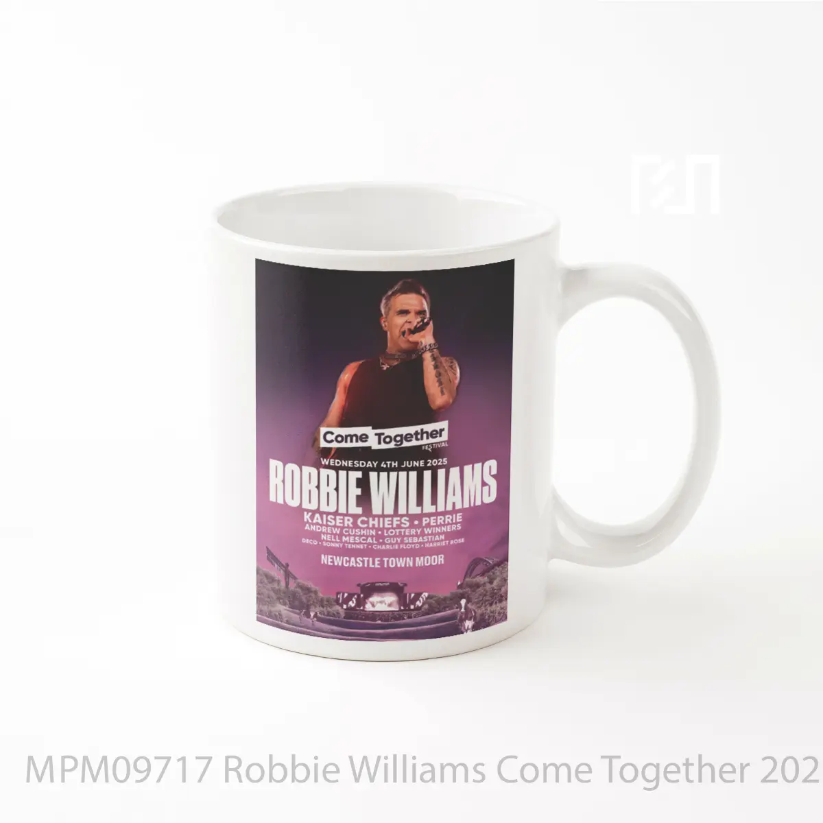 Mug Robbie Williams Come Together 2025 Festival Line U MPM09717