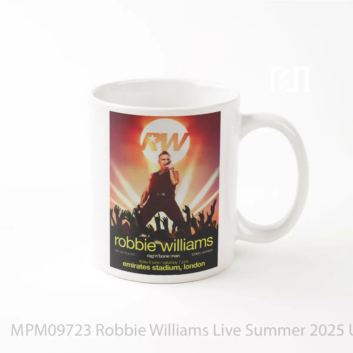 Mug Robbie Williams Live Summer 2025 Uk Tour MPM09723