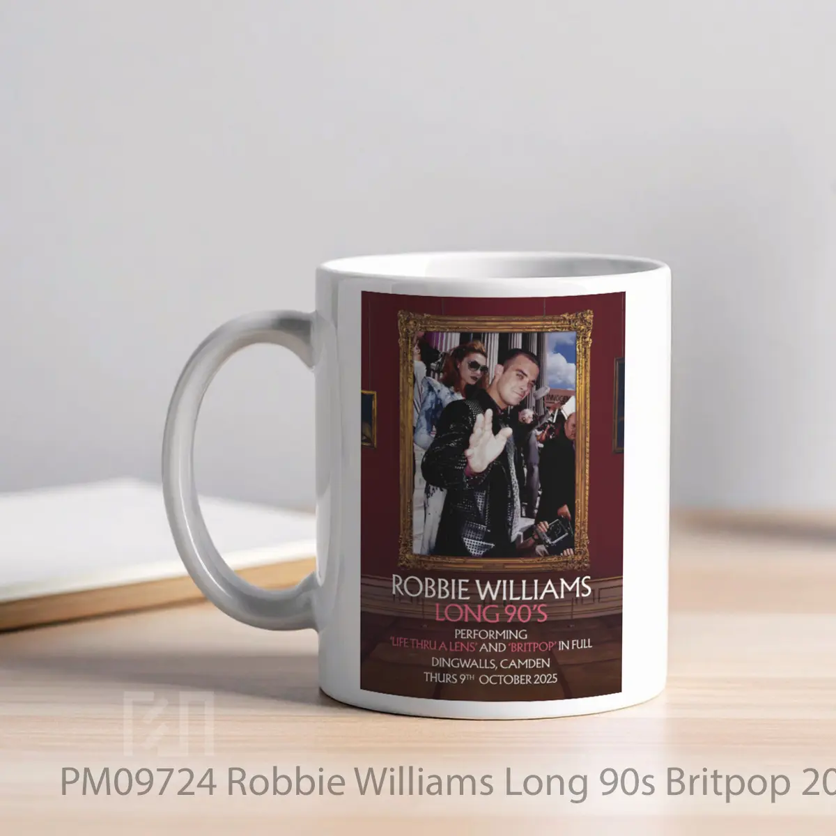 Mug Robbie Williams Long 90s Britpop 2025 Tour MPM09724 - All-side / Desain