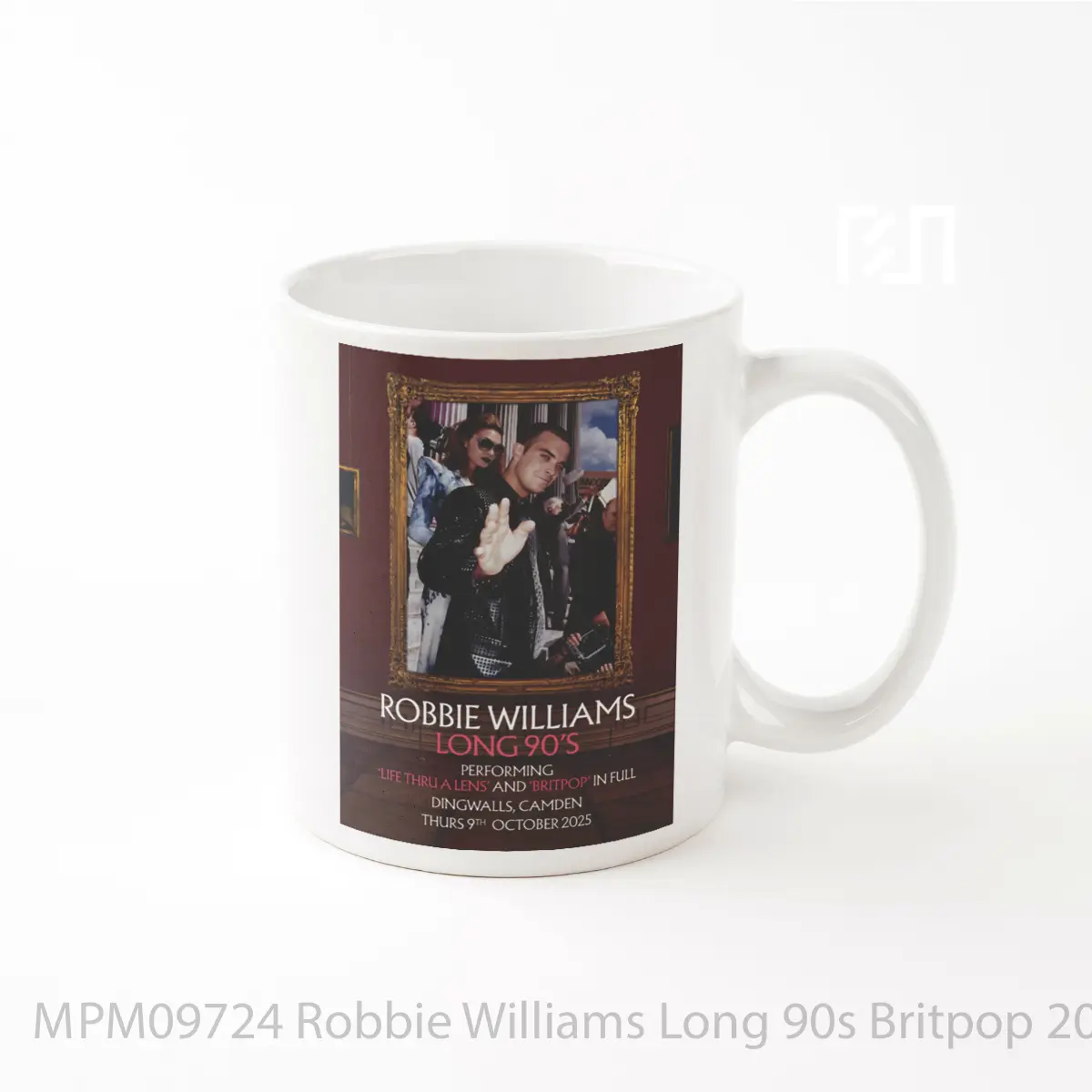 Mug Robbie Williams Long 90s Britpop 2025 Tour MPM09724