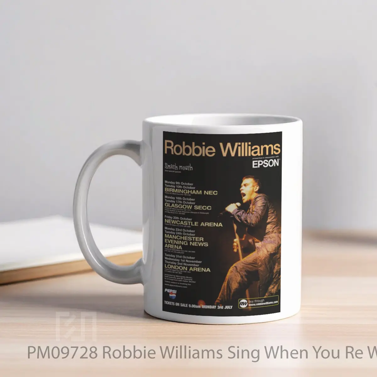 Mug Robbie Williams Sing When You Re Winning MPM09728 - All-side / Desain