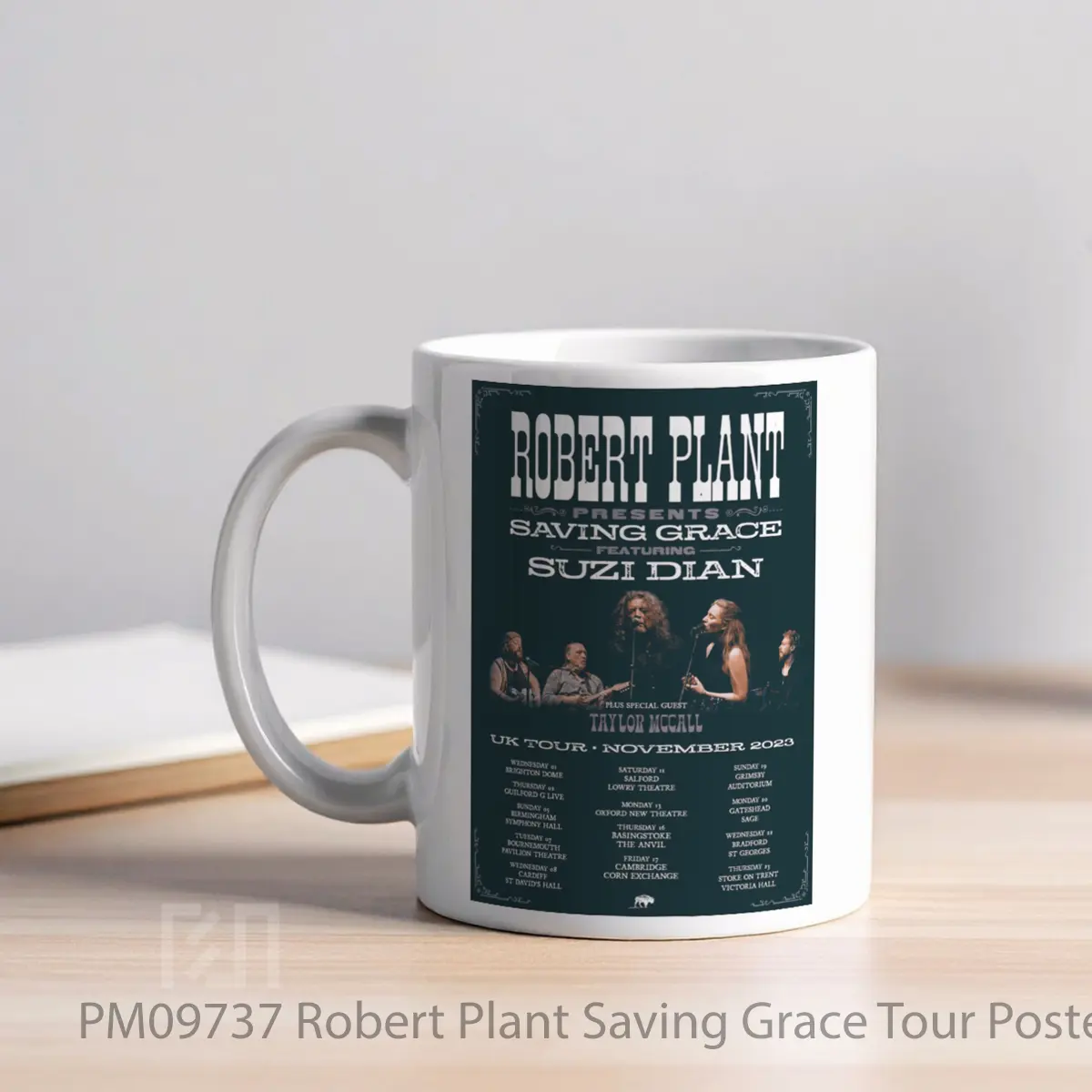 Mug Robert Plant Saving Grace Tour MPM09737 - All-side / Desain